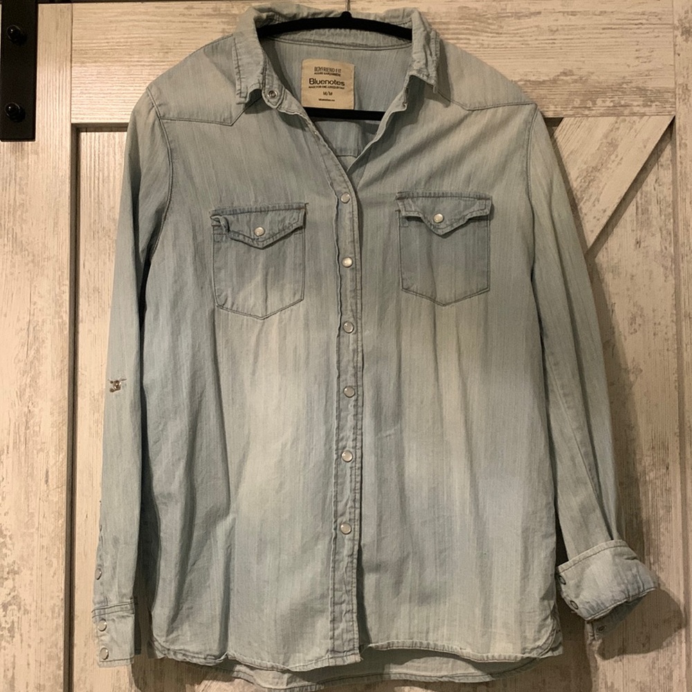 Bluenotes denim button up